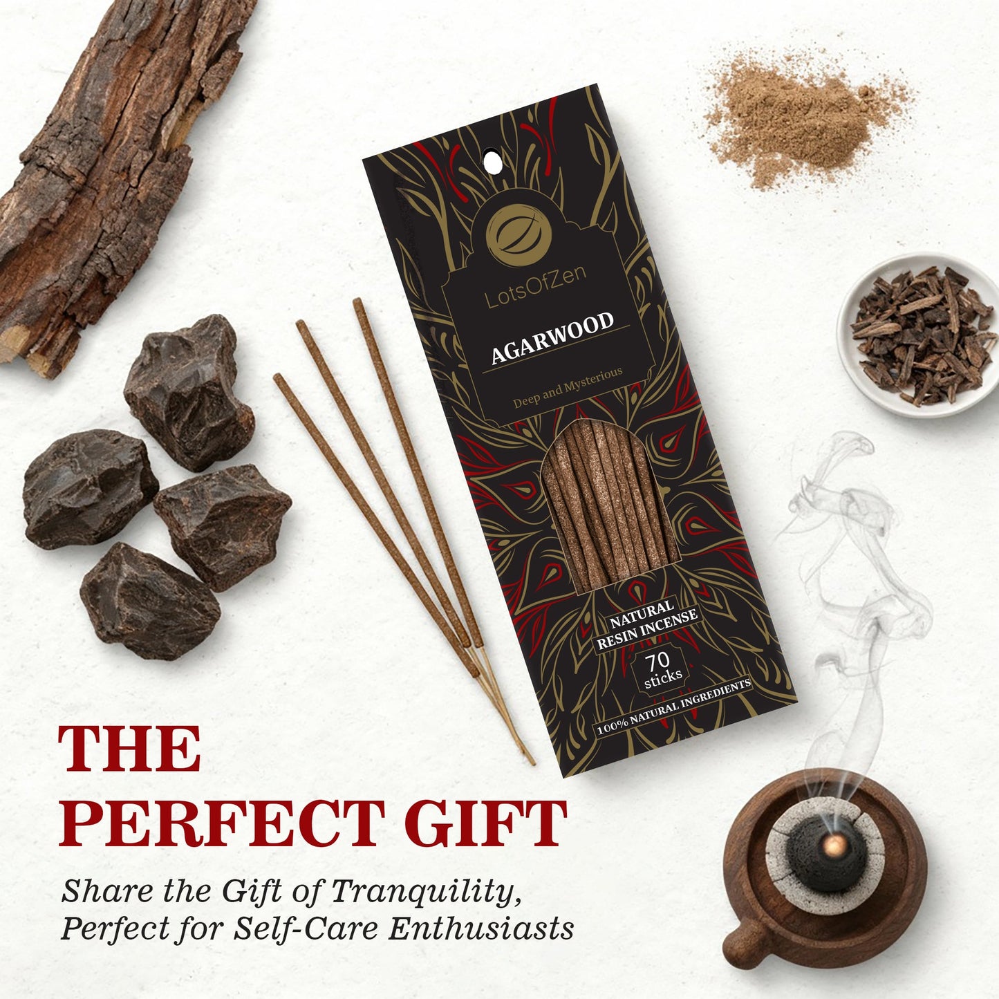 Sandalwood Incense Sticks (70 Pack)