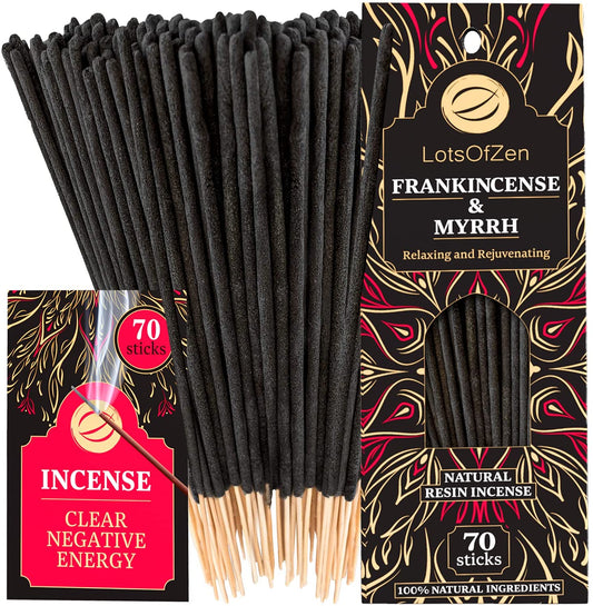 Frankincense and Myrrh Incense Sticks (70 Pack)