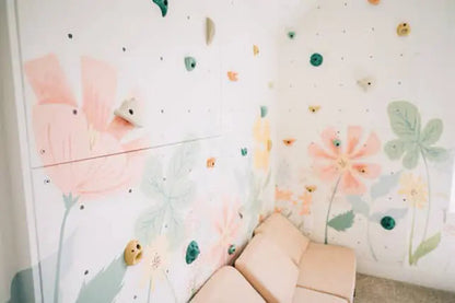 Premium Rock Climbing Holds (Moon Rocks) - Everett & Avery Co. - Indoor Climbing Wall - Rock Climbing Holds for Kids