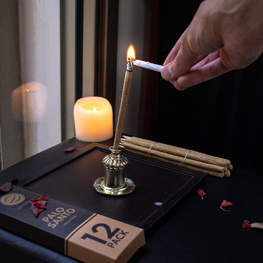 Palo Santo Incense Sticks Smudge Kit (12 Pack)