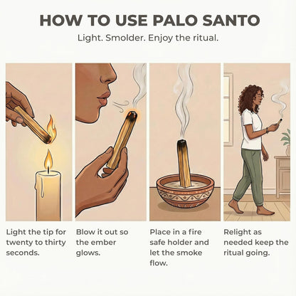 Palo Santo Wood Sticks (20 Pack)
