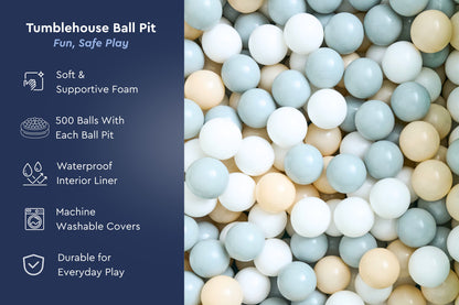 TumbleHouse Bundle (Ball Pit + Ramp + Stairs)