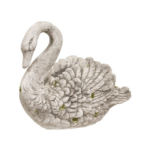 Mossy Swan Planter for Your Garden