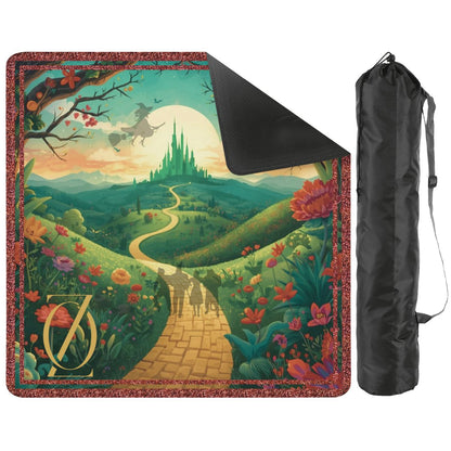 Wizard Of Oz Mahjong Mat Whimsical Land Of