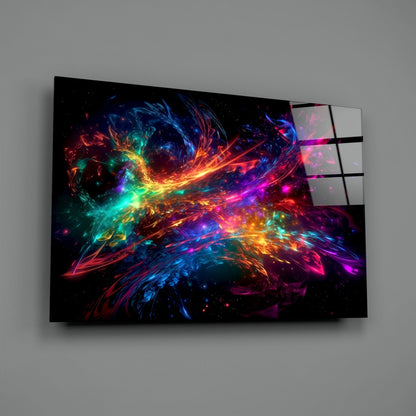 Colors of Space Glass Wall Art || Designer Collection